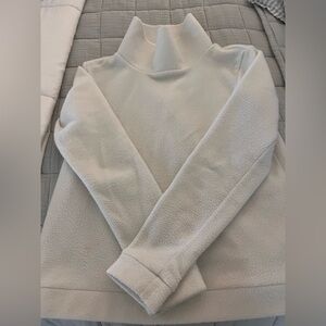 Dudley Stephens Cream Fleece Turtleneck